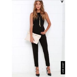 Lulu’s Black Backless Jumpsuit